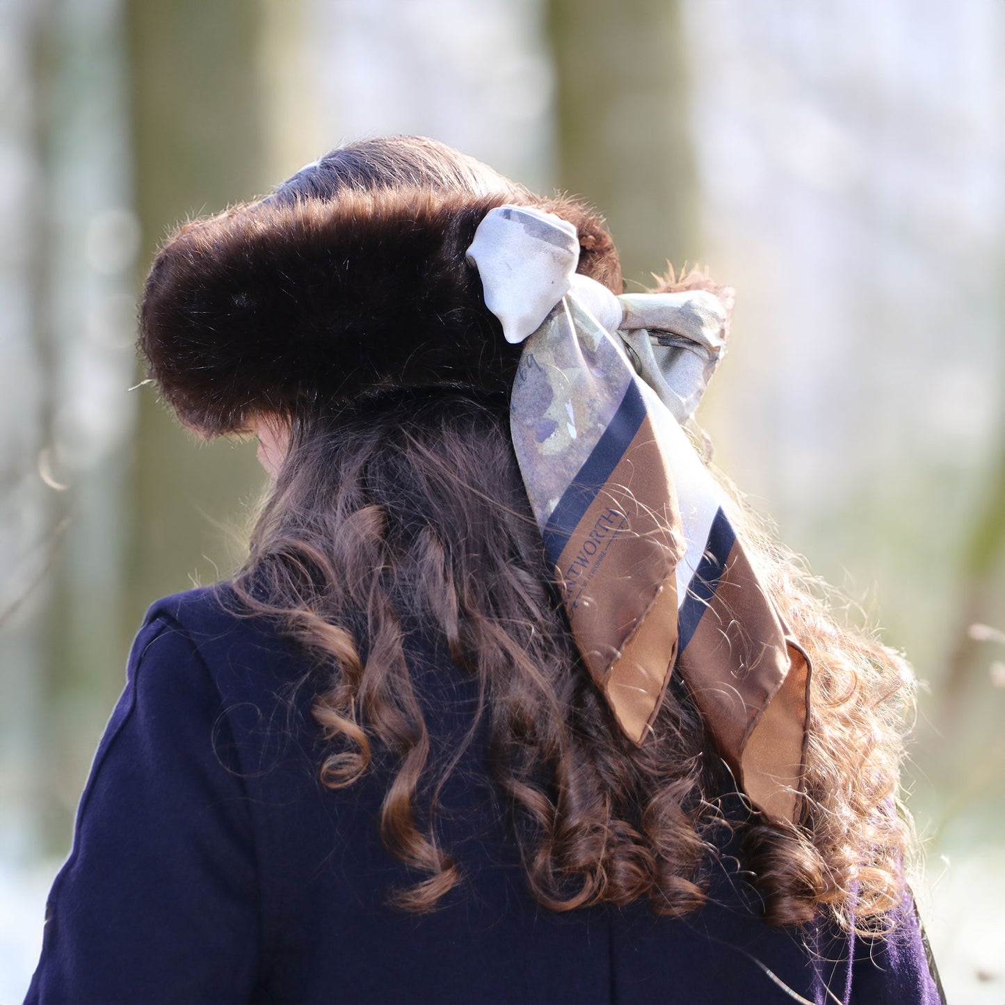 'The Ploughed Field' Silk Scarf