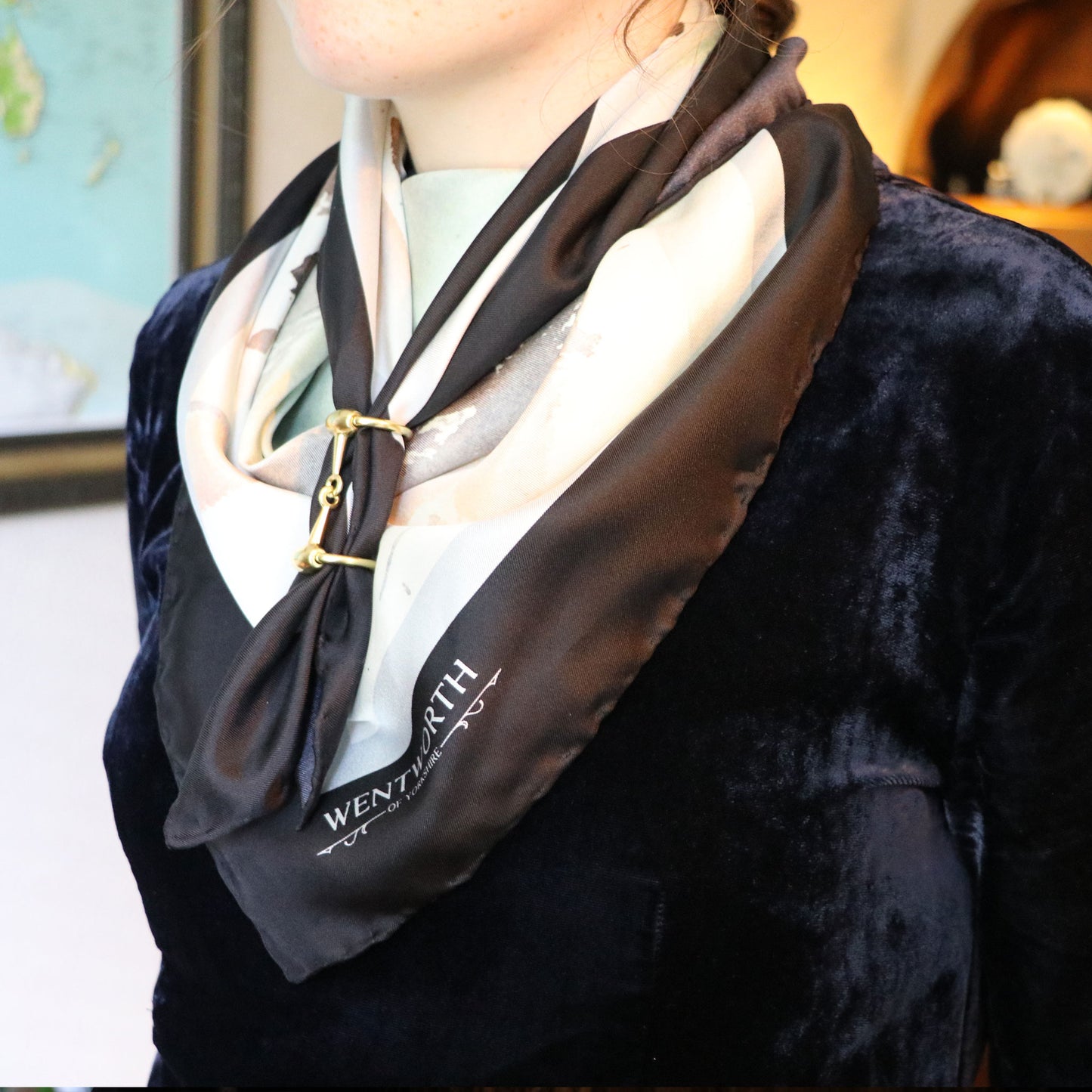 'A Bracing Afternoon' Silk Scarf