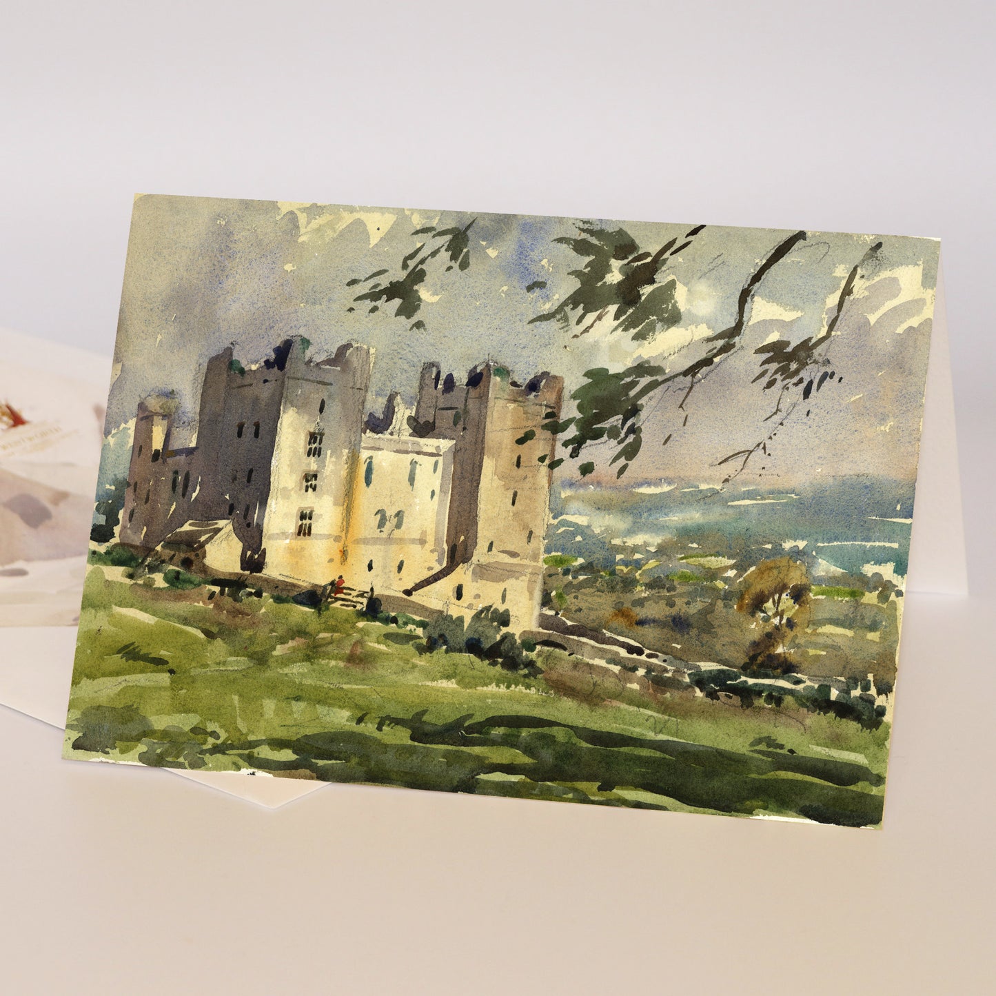 'By the Castle Gate' Fine Art Greetings Card