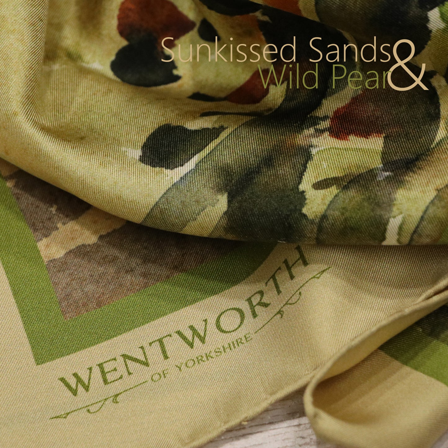 The Artist's Garden' Silk: Sunkissed Sands & Wild Pear