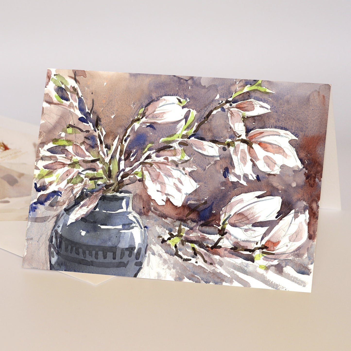 'Springtime Elegance' Fine Art Greetings Card
