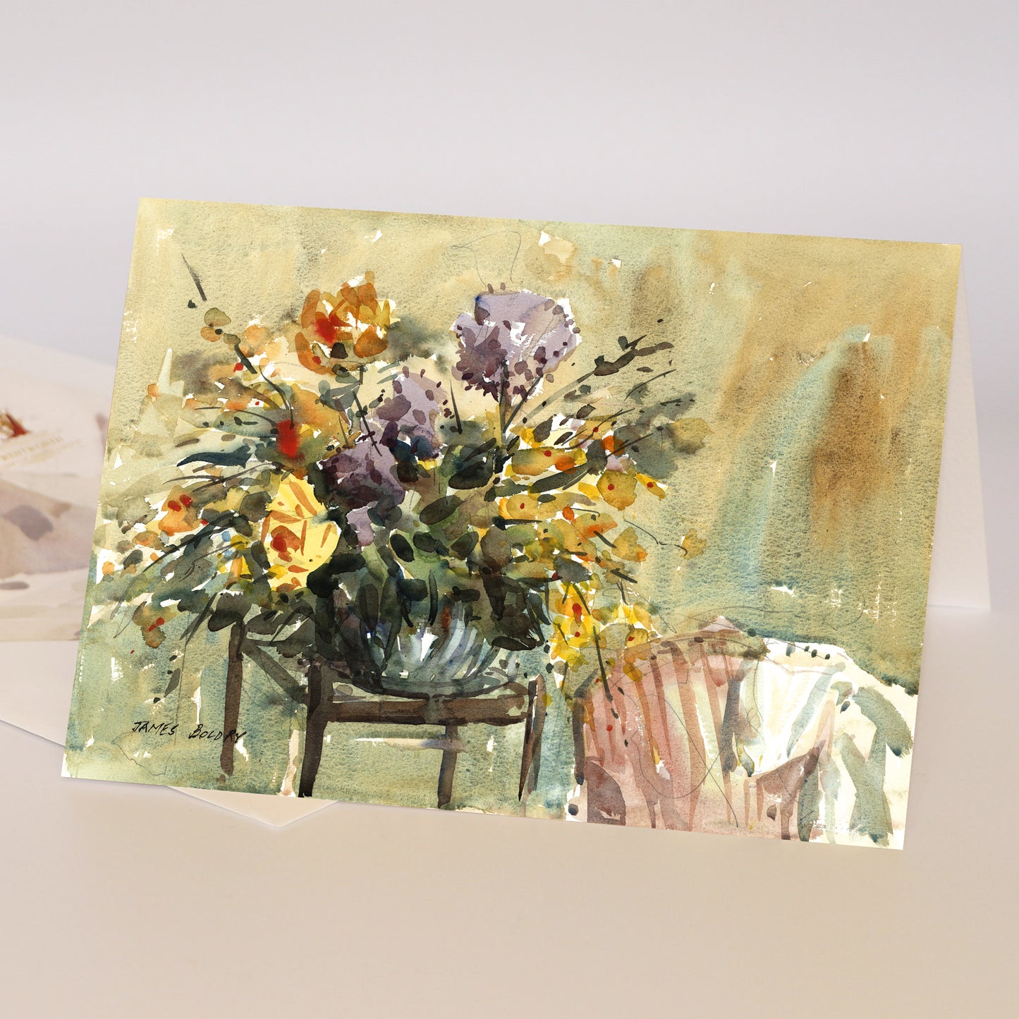 'Blooms from the Garden' Fine Art Greetings Card