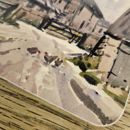 'The Hens' Welcome' Melamine Coaster