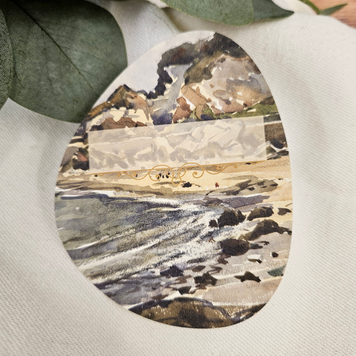 'Quayside in the Bay' Place Card
