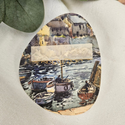 'Leaving the Harbour' Place Card
