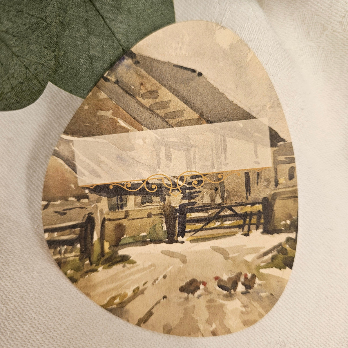 'The Hens' Welcome' Place Card