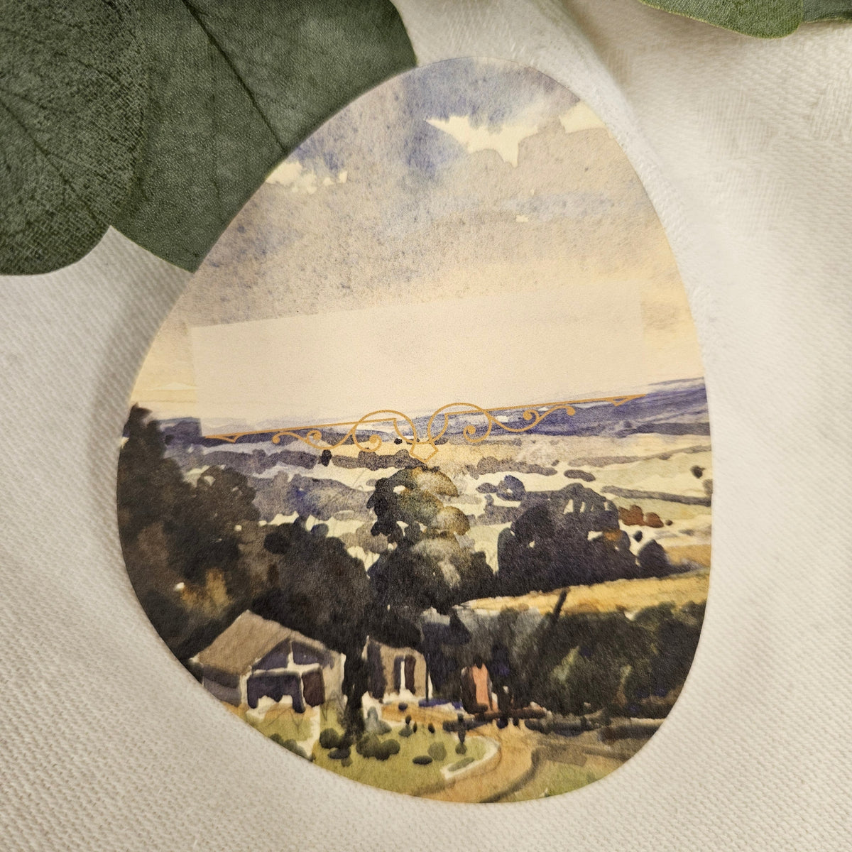 'The Sunlit Hills' Place Card