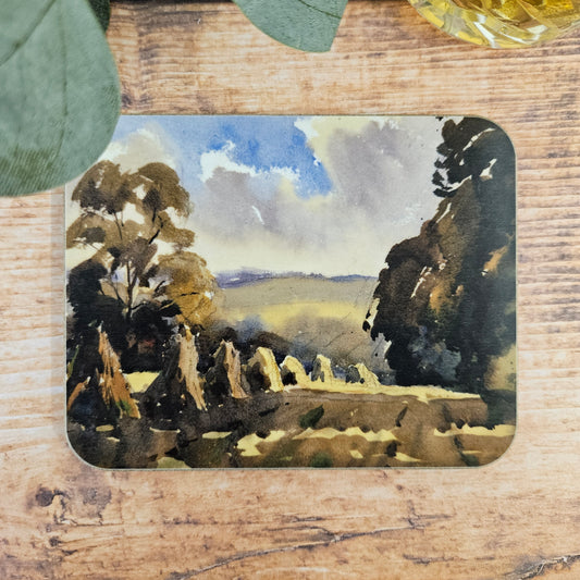 'The Work of the Scythe' Melamine Coaster