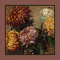 Layflat image of Blooms of Autumn | Silk Scarf | Wentworth of Yorkshire