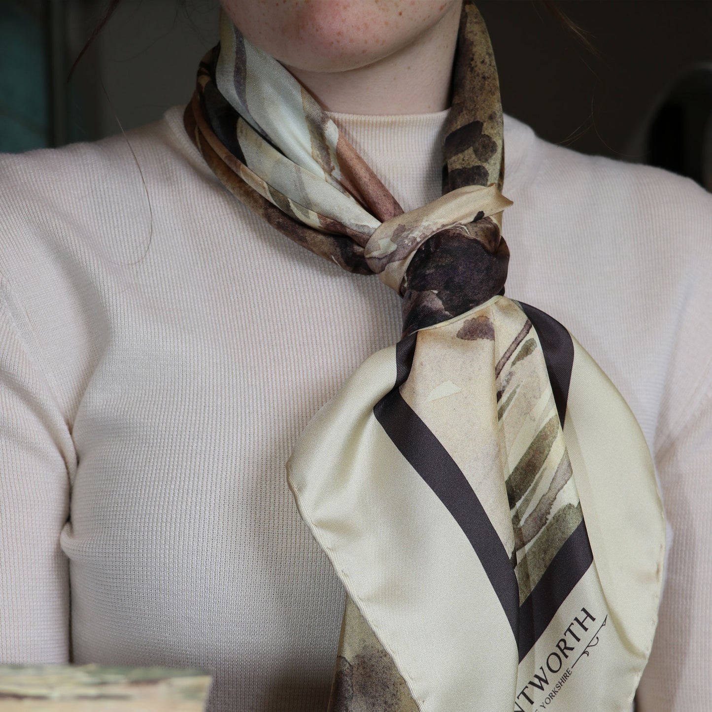 'Autumn Moorings' Silk Scarf