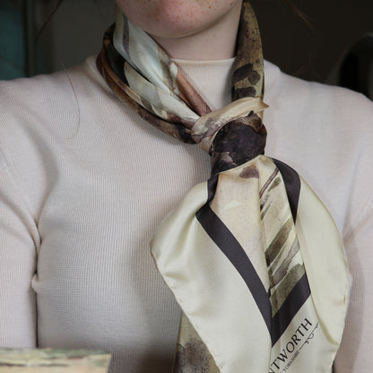 'Autumn Moorings' Silk Scarf