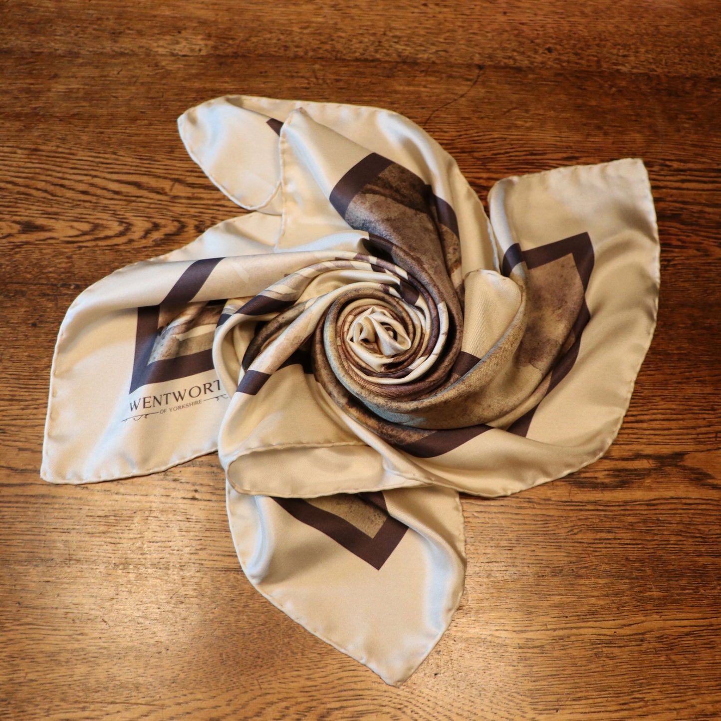 'Autumn Moorings' Silk Scarf