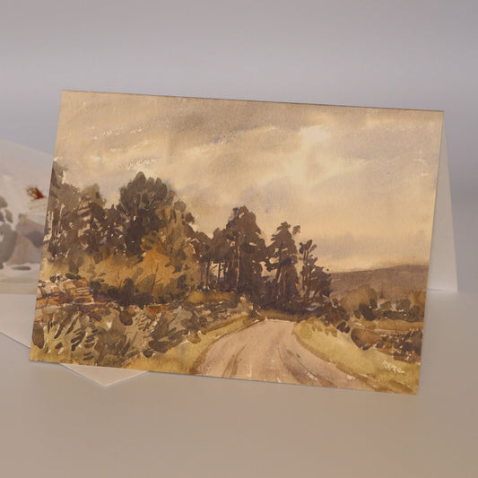 'The Turn in the Road' Fine Art Greetings Card