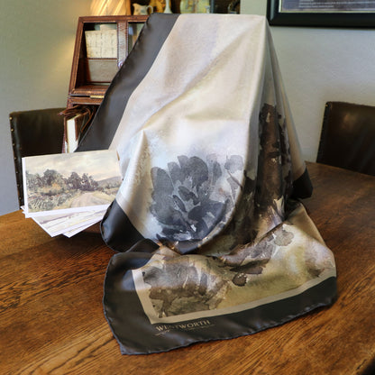 'The Turn in the Road' Silk Scarf