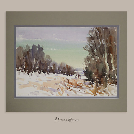 'A Bracing Afternoon' Fine Art Print