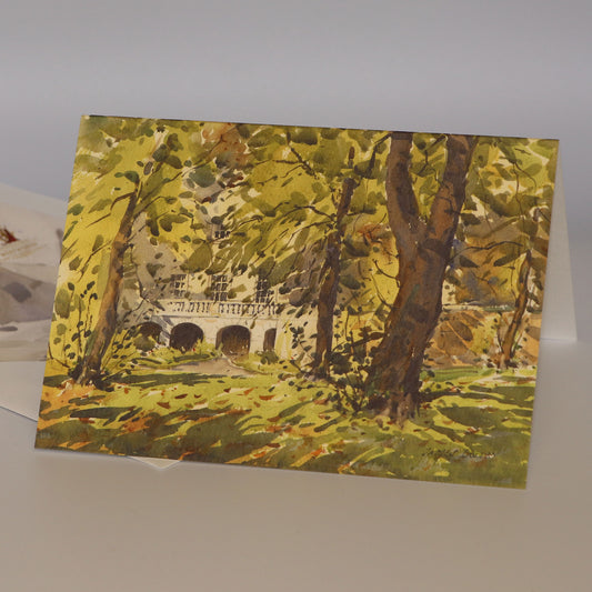 'A Leafy Approach' Fine Art Greetings Card