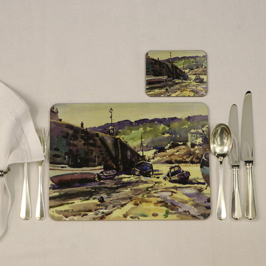 'Low Tide in the Harbour' Melamine Placemat