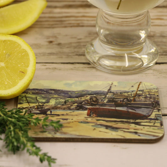 'The Harbour Sands' Melamine Coaster