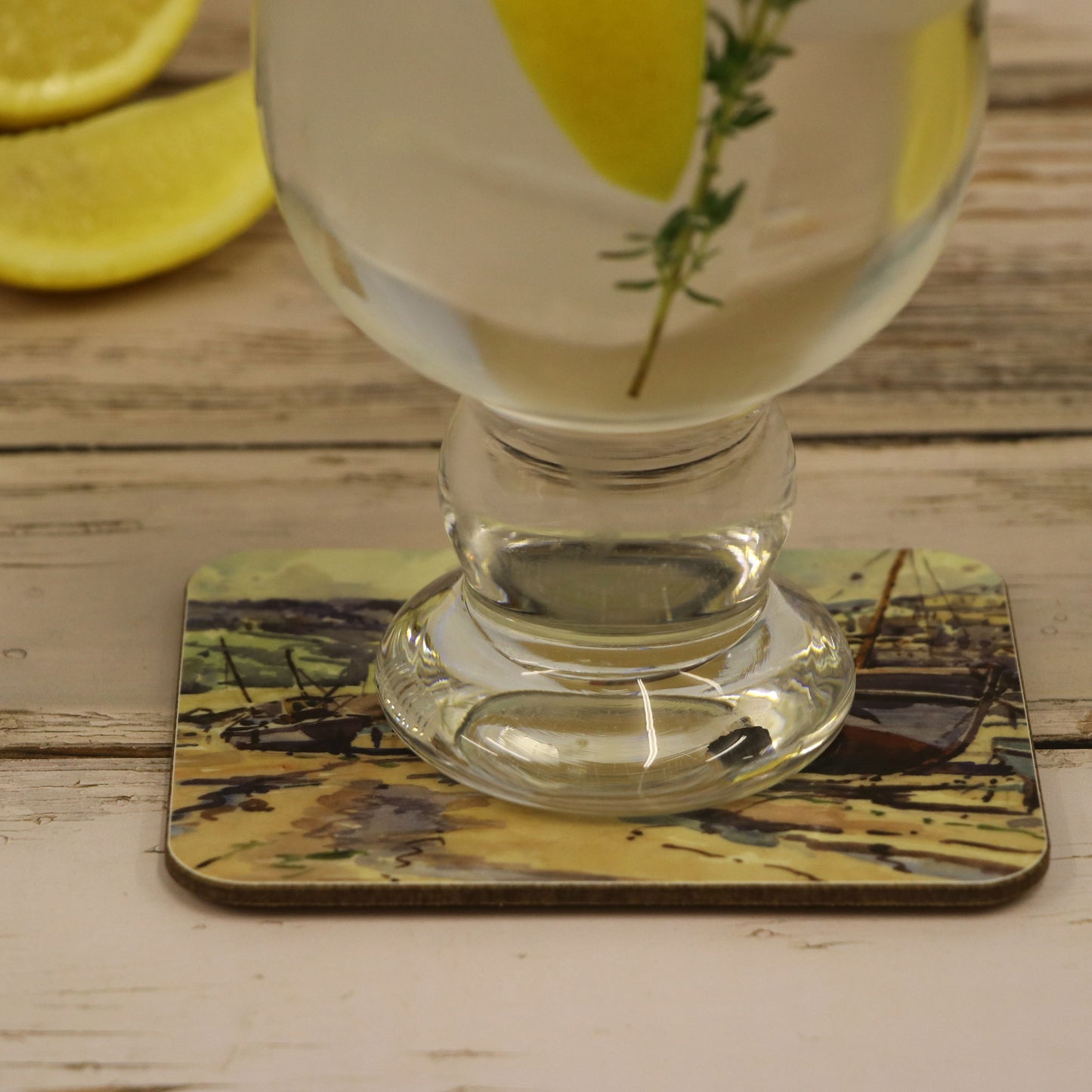 'The Harbour Sands' Melamine Coaster