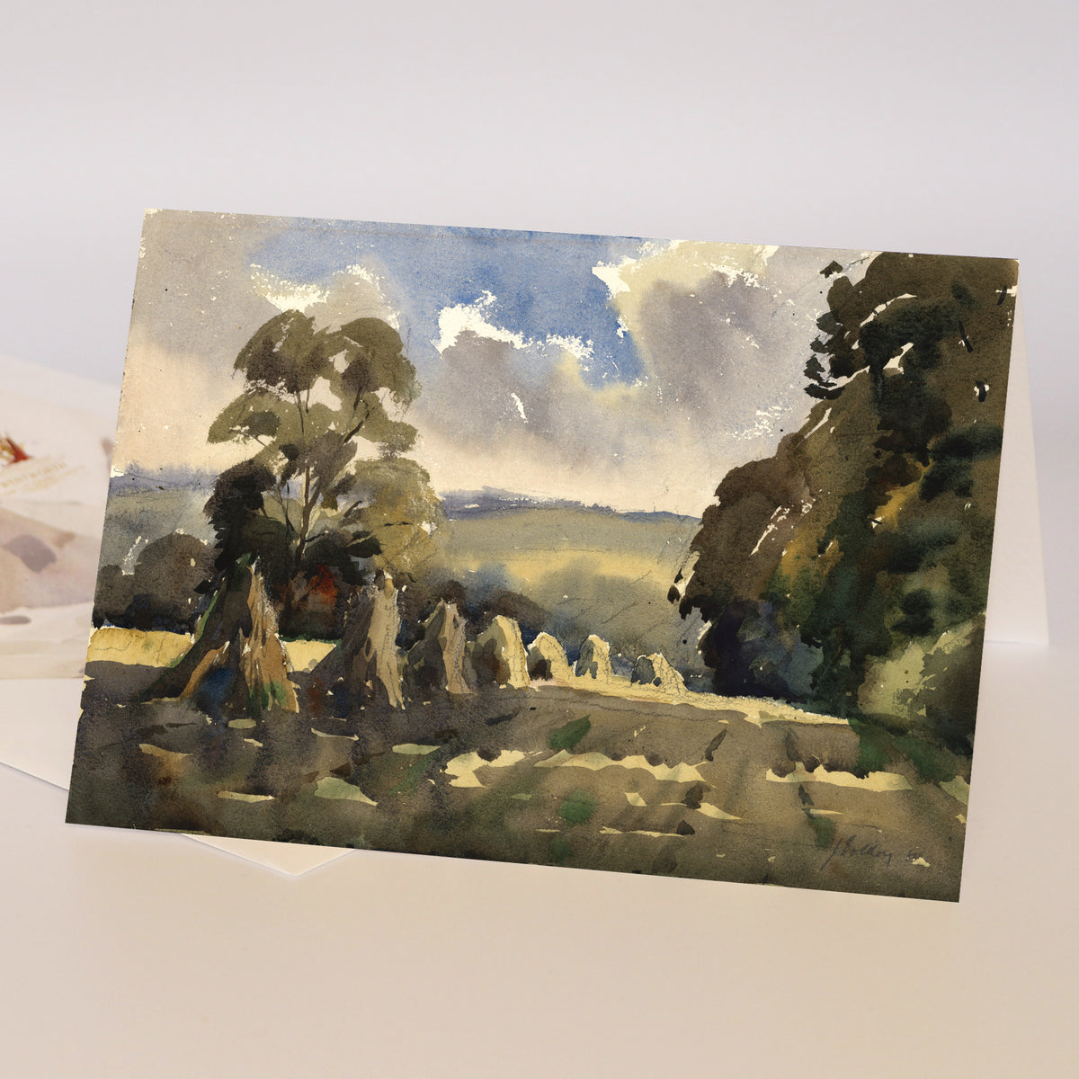 'The Work of the Scythe' Fine Art Greetings Card