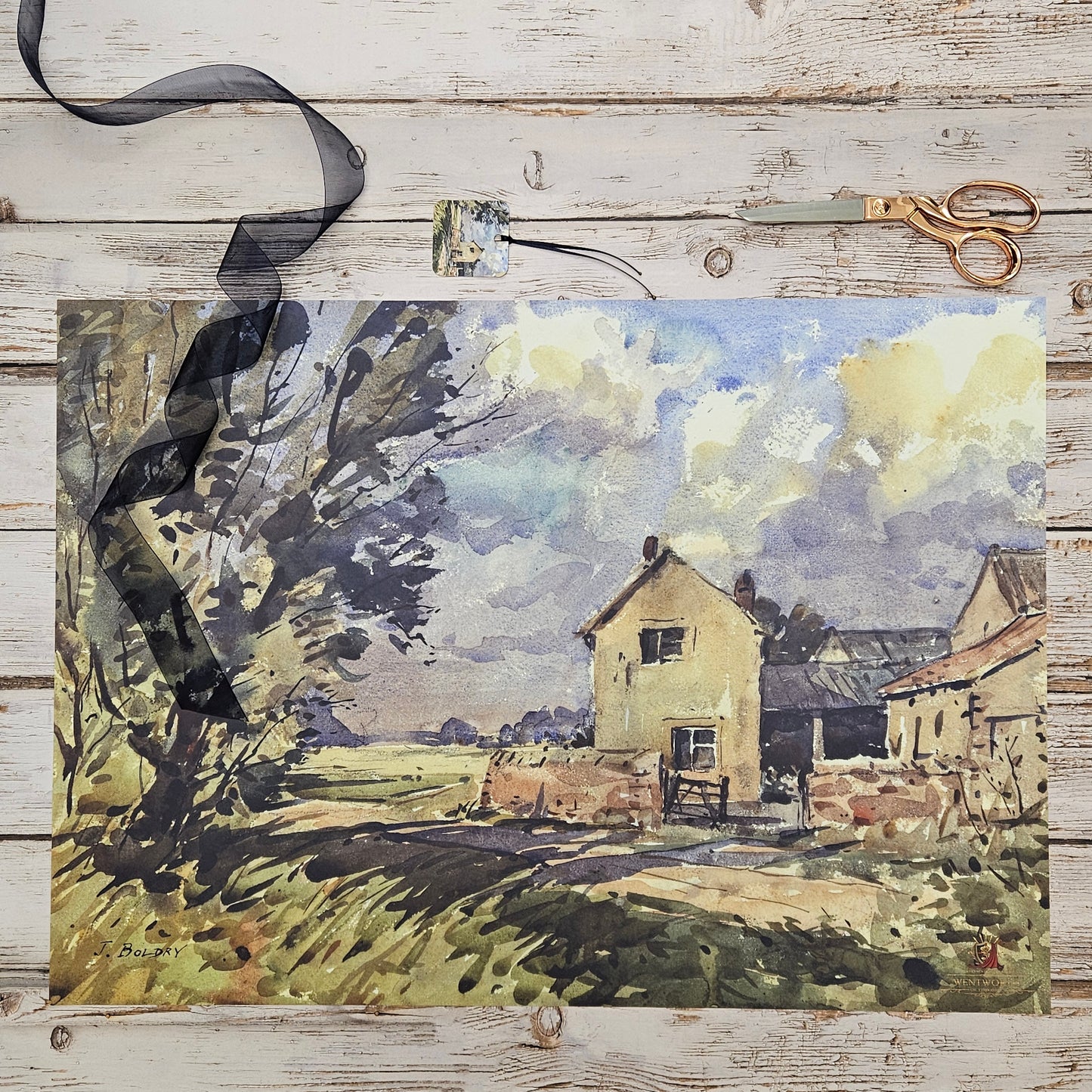 'Summer Days on the Farm' Gift Wrap & Tag