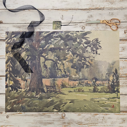 'The Walled Garden' Gift Wrap & Tag