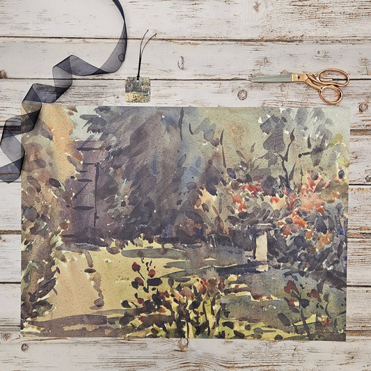 'The Artist's Garden' Gift Wrap & Tag