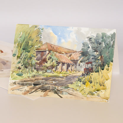 'Sunshine After Rain' Fine Art Greetings Card