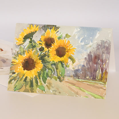 'Fresh from the Field' Fine Art Greetings Card
