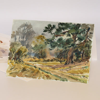 'The Woodland Way' Fine Art Greetings Card